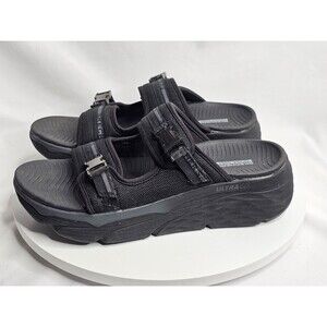 Skechers Black Sporty Sandals with Adjustable Straps